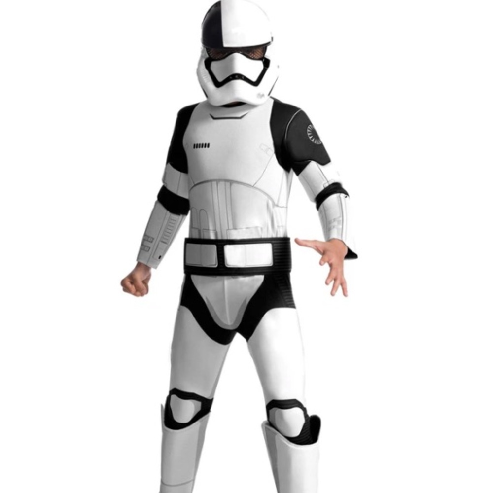 Disney Star Wars First Order Execution Trooper Storm Trooper Costume size 9-10